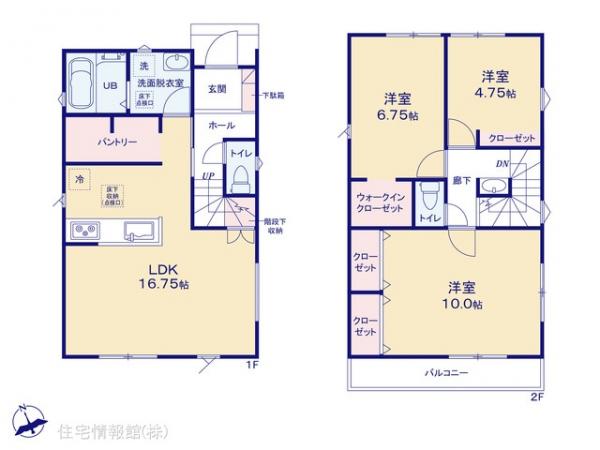 新築戸建 千葉県柏市酒井根２丁目 千代田常磐線南柏駅 3,980万円