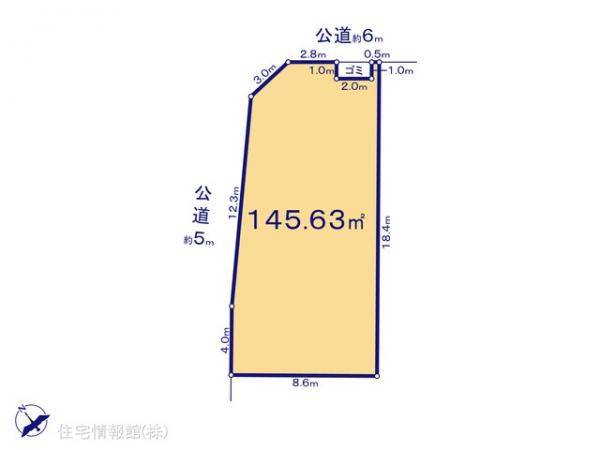土地 千葉県佐倉市中志津７丁目373-1 京成本線志津駅 2,099万円
