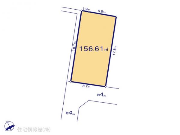 土地 埼玉県南埼玉郡宮代町百間６丁目216-2 東武伊勢崎線東武動物公園駅 1,780万円