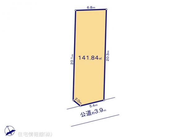 土地 埼玉県南埼玉郡宮代町百間６丁目216-2 東武伊勢崎線東武動物公園駅 1,480万円