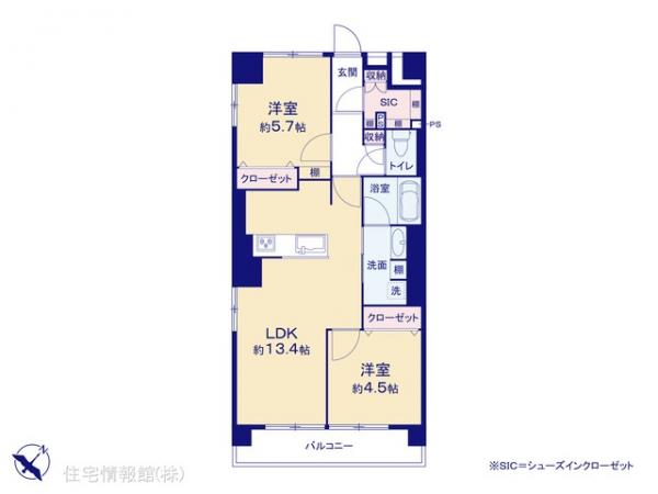 中古マンション 東京都江戸川区本一色１丁目12-1 JR総武本線新小岩駅 3,598万円