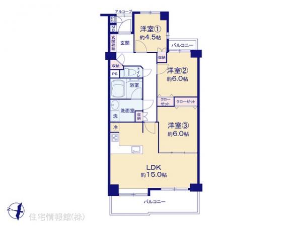 中古マンション 神奈川県横浜市戸塚区下倉田町1951-10 JR東海道本線(東京〜熱海)戸塚駅 2,690万円