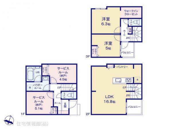 新築戸建 神奈川県鎌倉市小袋谷２丁目11 JR東海道本線(東京〜熱海)大船駅 4,980万円