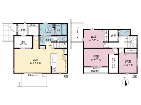 新築戸建 綾瀬市深谷中２丁目 小田急江ノ島線長後駅 5,130万円