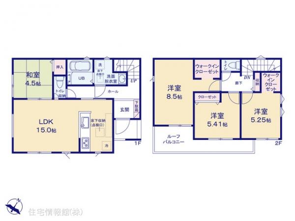 新築戸建 埼玉県志木市中宗岡３丁目10-5 東武東上線志木駅 3,680万円