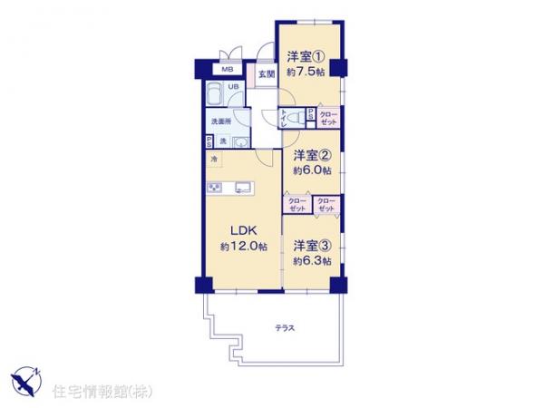 中古マンション 神奈川県横浜市鶴見区馬場２丁目6-28 JR横浜線菊名駅 2,799万円
