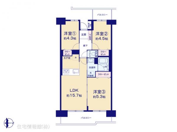 中古マンション 埼玉県さいたま市北区日進町１丁目168-1 JR川越線大宮駅 2,280万円