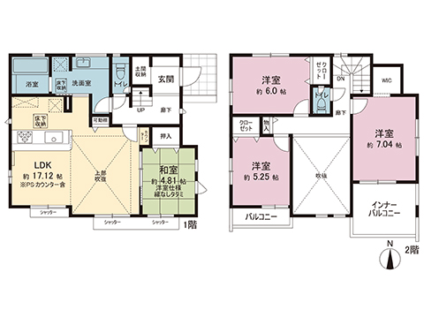 新築戸建 横須賀市岩戸５丁目 京急久里浜線北久里浜駅 4,480万円