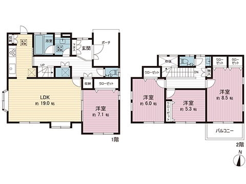 中古戸建 神奈川県横浜市青葉区美しが丘西２丁目 東急田園都市線たまプラーザ駅 6,299万円