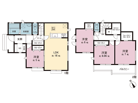 新築戸建 松戸市竹ケ花西町 千代田常磐線松戸駅 5,990万円