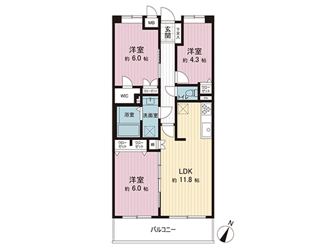 中古マンション 吉川市保１丁目 JR武蔵野線吉川駅 2,690万円
