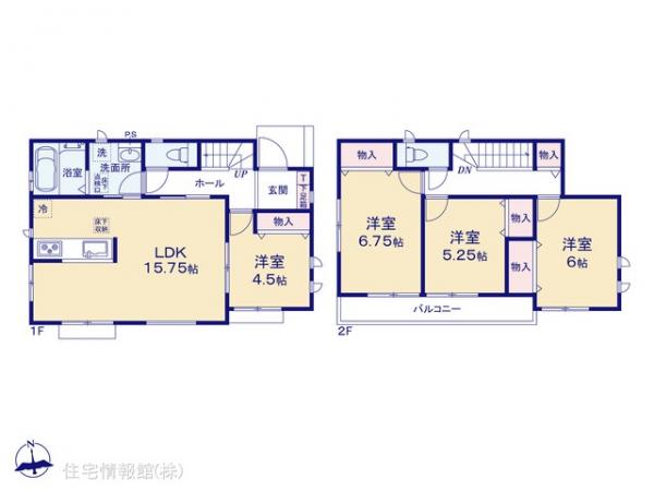 新築戸建 埼玉県さいたま市北区奈良町79-7 JR高崎線宮原駅 4,090万円