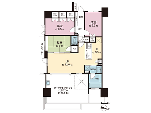 中古マンション 平塚市馬入本町 JR東海道本線(東京〜熱海)平塚駅 3,280万円