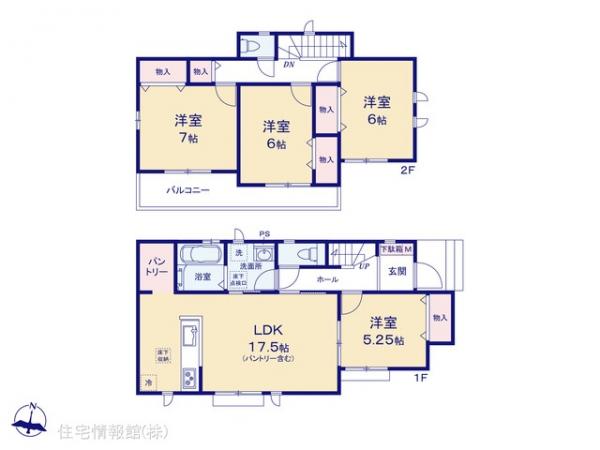 新築戸建 埼玉県吉川市新栄２丁目18-10 JR武蔵野線吉川駅 4,590万円