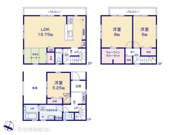 新築戸建 埼玉県さいたま市見沼区大字東門前330-4 東武野田線七里駅 3,480万円