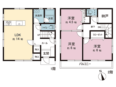 中古戸建 中郡二宮町松根 JR東海道本線(東京〜熱海)二宮駅 2,399万円
