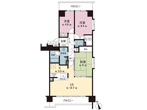 中古マンション 伊勢原市板戸 小田急線伊勢原駅 1,880万円