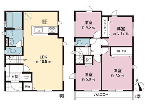 新築戸建 相模原市南区下溝 JR相模線下溝駅 3,300万円