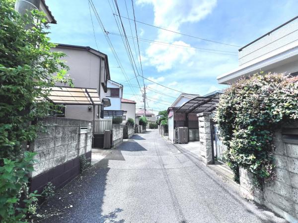 八王子市楢原町 土地 前面道路含む現地写真