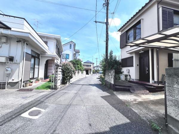 八王子市楢原町 土地 前面道路含む現地写真