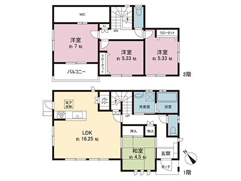 中古戸建 南足柄市狩野 伊豆箱根鉄道大雄山線富士フイルム前駅 2,480万円