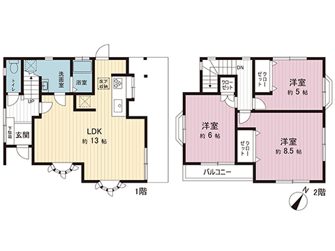 中古戸建 藤沢市鵠沼藤が谷４丁目 JR東海道本線(東京〜熱海)藤沢駅 4,299万円