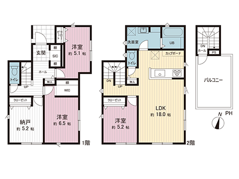 新築戸建 川崎市麻生区岡上６丁目 小田急線鶴川駅 4,490万円