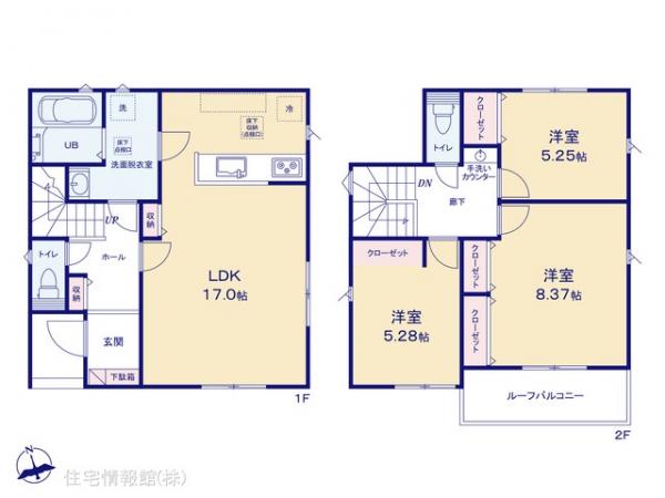 新築戸建 千葉県流山市松ケ丘５丁目690-8 千代田常磐線南柏駅 4,590万円
