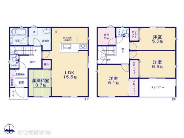 新築戸建 埼玉県さいたま市西区大字飯田新田614 JR川越線大宮駅 2,880万円