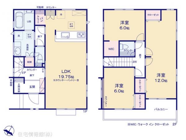 新築戸建 埼玉県上尾市二ツ宮812-1 JR高崎線上尾駅 3,690万円