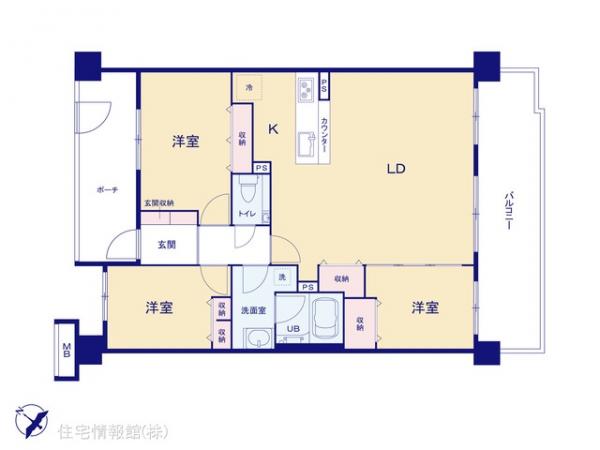 中古マンション 神奈川県横浜市旭区善部町96-2 相鉄いずみ野線南万騎が原駅 3,980万円