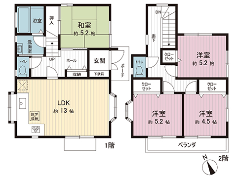 中古戸建 茅ヶ崎市香川４丁目 JR相模線香川駅 2,850万円