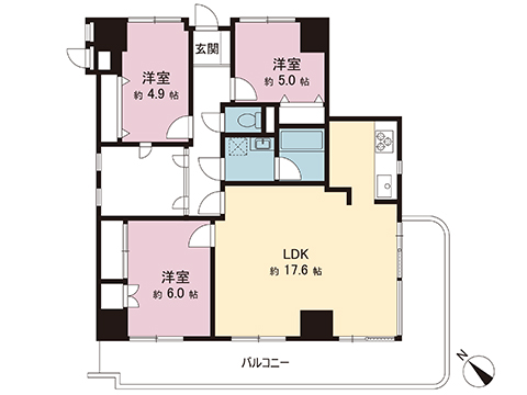 中古マンション 大和市深見西６丁目 相鉄本線大和駅 2,198万円
