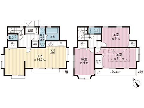 中古戸建 多摩市連光寺６丁目 京王相模原線若葉台駅 3,099万円