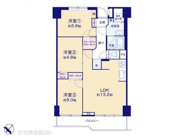 中古マンション 神奈川県横浜市西区岡野２丁目13-5 JR東海道本線(東京〜熱海)横浜駅 3,990万円