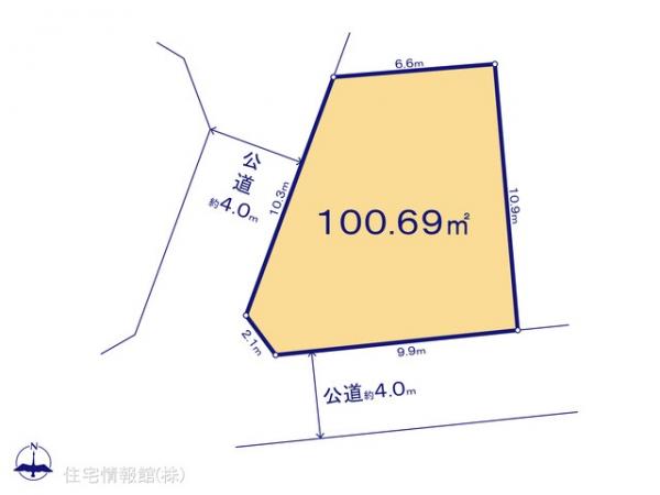 土地 埼玉県狭山市入間川1425-6 西武新宿線入曽駅 1,280万円