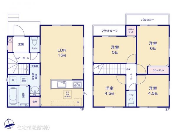 新築戸建 東京都小金井市貫井南町１丁目5 JR中央線武蔵小金井駅 5,999万円