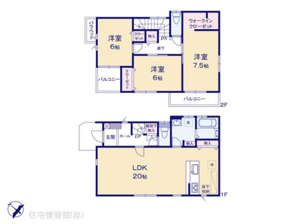 新築戸建 埼玉県川越市諏訪町16 東武東上線上福岡駅 3,880万円