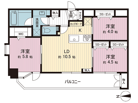 中古マンション 調布市国領町１丁目 京王線布田駅 4,880万円