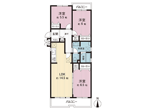 中古マンション 多摩市鶴牧３丁目 京王相模原線京王多摩センター駅 2,680万円