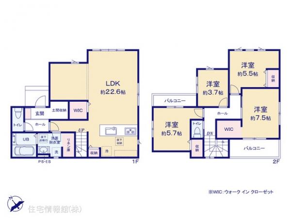 新築戸建 埼玉県川越市藤木町14-1 JR川越線南古谷駅 3,999万円