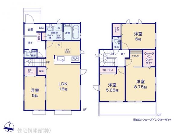 新築戸建 埼玉県狭山市広瀬東４丁目 西武新宿線狭山市駅 2,999万円