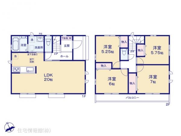 新築戸建 埼玉県草加市長栄３丁目45-1 東武伊勢崎線新田駅 4,990万円