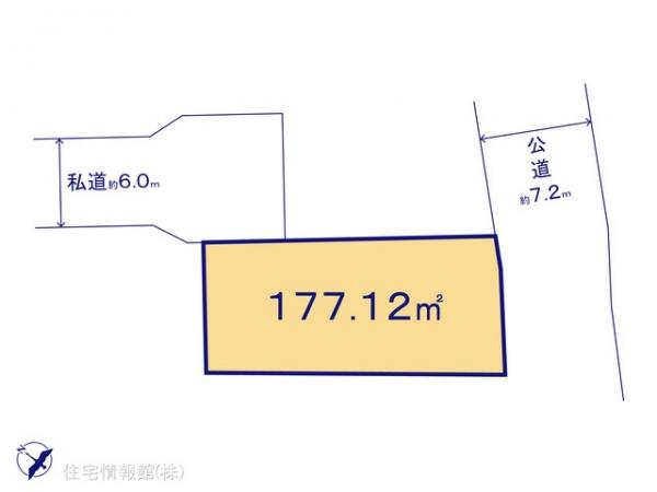 土地 千葉県船橋市大穴南２丁目647-7 京成松戸線滝不動駅 2,740万円