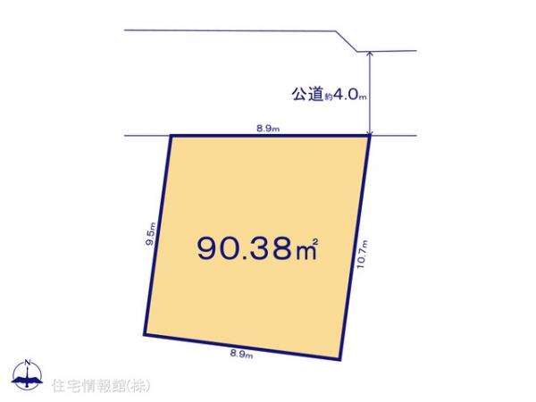 土地 千葉県流山市大字西深井821-21 東武野田線運河駅 1,390万円