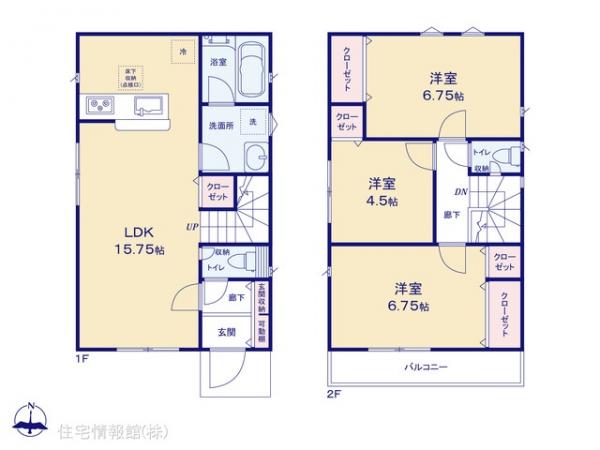 新築戸建 東京都西東京市富士町１丁目1-3 西武池袋線保谷駅 4,680万円