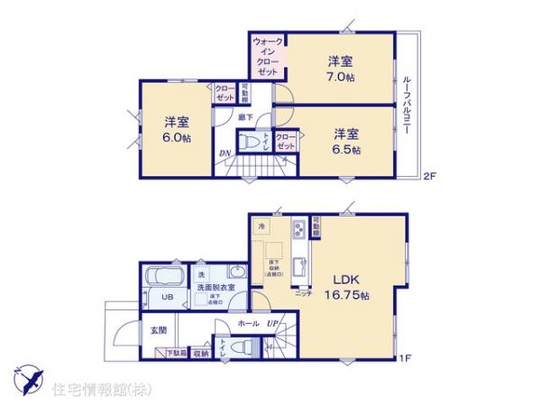 新築戸建 千葉県鎌ケ谷市南初富４丁目720-33 京成松戸線初富駅 3,180万円