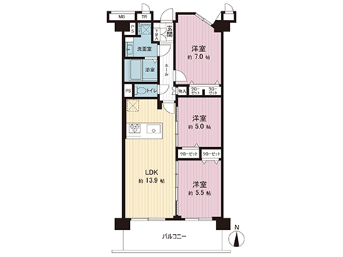 中古マンション 練馬区関町北１丁目 西武新宿線武蔵関駅 6,990万円