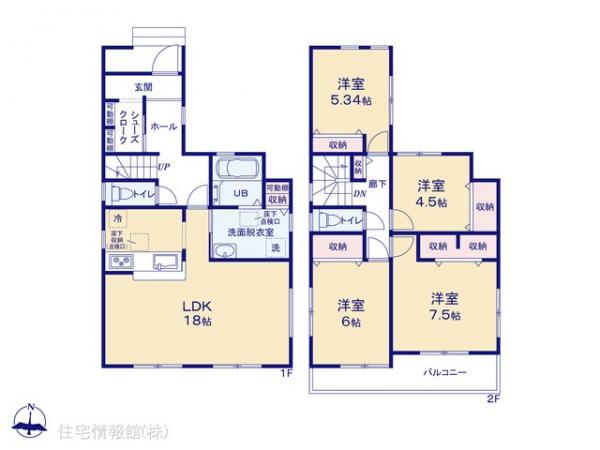 新築戸建 埼玉県朝霞市三原３丁目19-14 東武東上線朝霞台駅 6,280万円