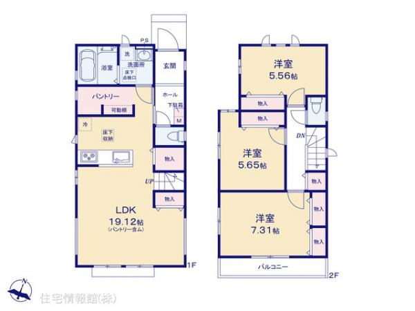新築戸建 千葉県船橋市上山町３丁目517-11 東武野田線馬込沢駅 3,790万円